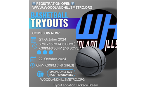 TRYOUTS 10/21/24 & 10/22/24 REGISTER NOW